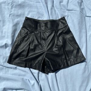 Pleather Rachel Roy shorts